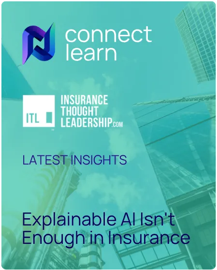Illustration of AI decision-making, governance and transparency in insurance.