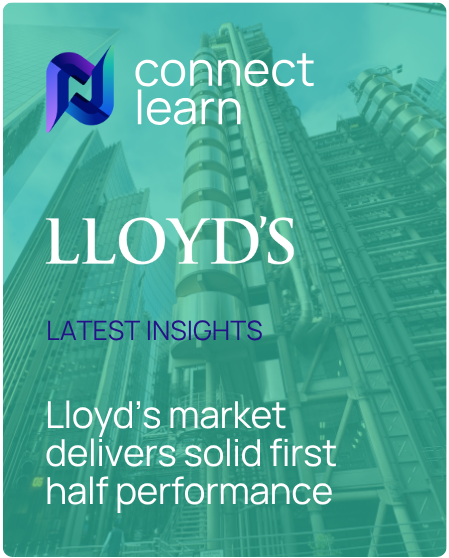 Lloyd&rsquo;s insurance market professionals reviewing half-year results and performance data.