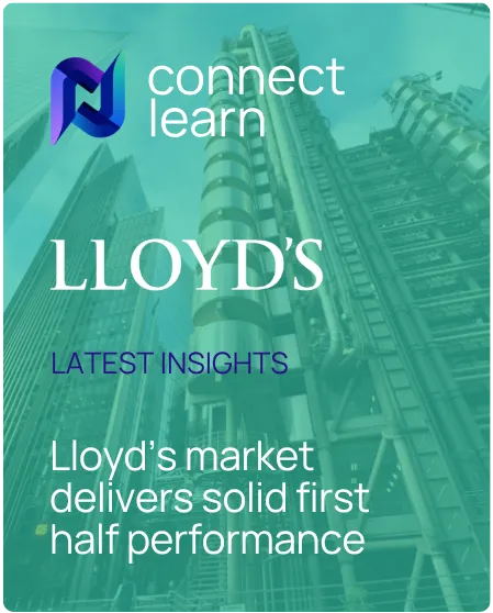 Lloyd&rsquo;s insurance market professionals reviewing half-year results and performance data.